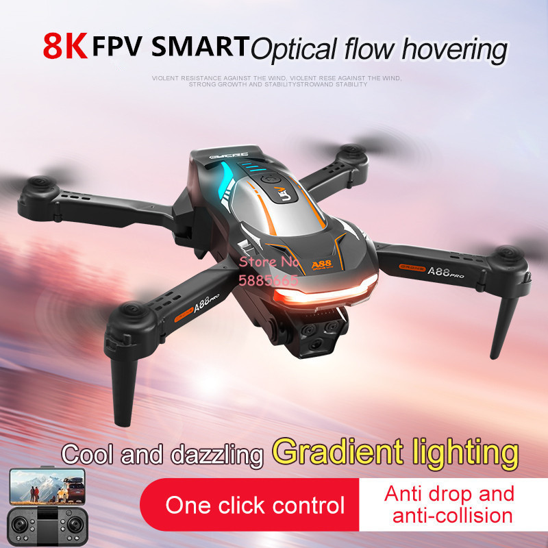 Rc Helicopter Electric - Dron RC 8K z pozycjonowaniem poprzez
