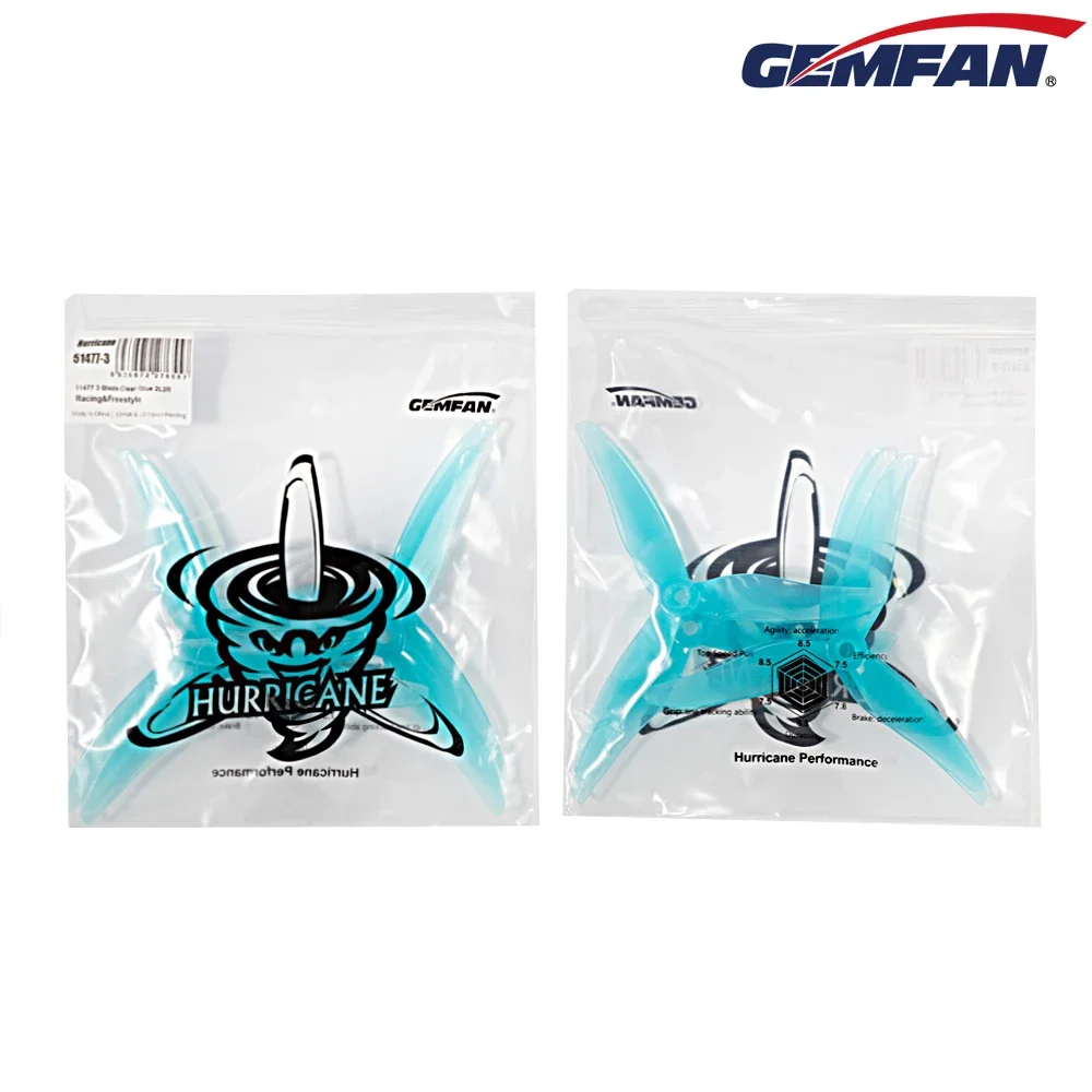Rc Helicopter Parts - 10 Par (10CW + 10CCW) Gemfan