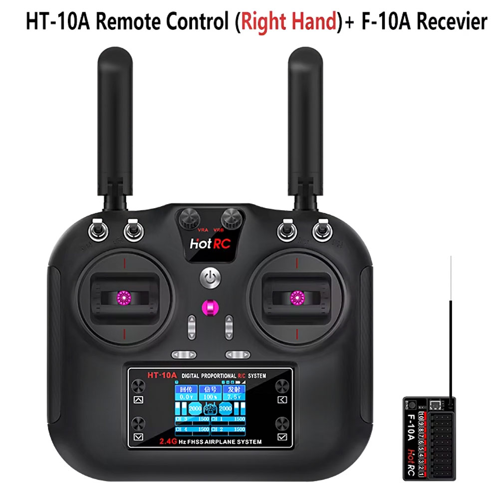 Rc Helicopter Battery - Nadajnik Hotrc HT-10A 2.4G 10CH z