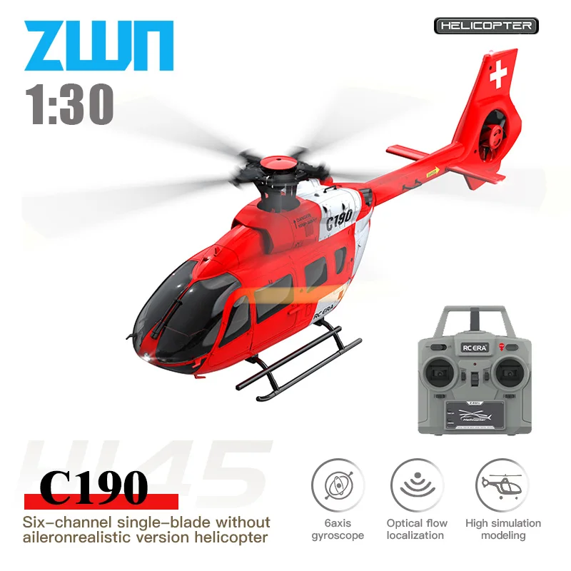 Rc Helicopter Gyro - Helikopter RC C190 2.4G z 6-osiowym