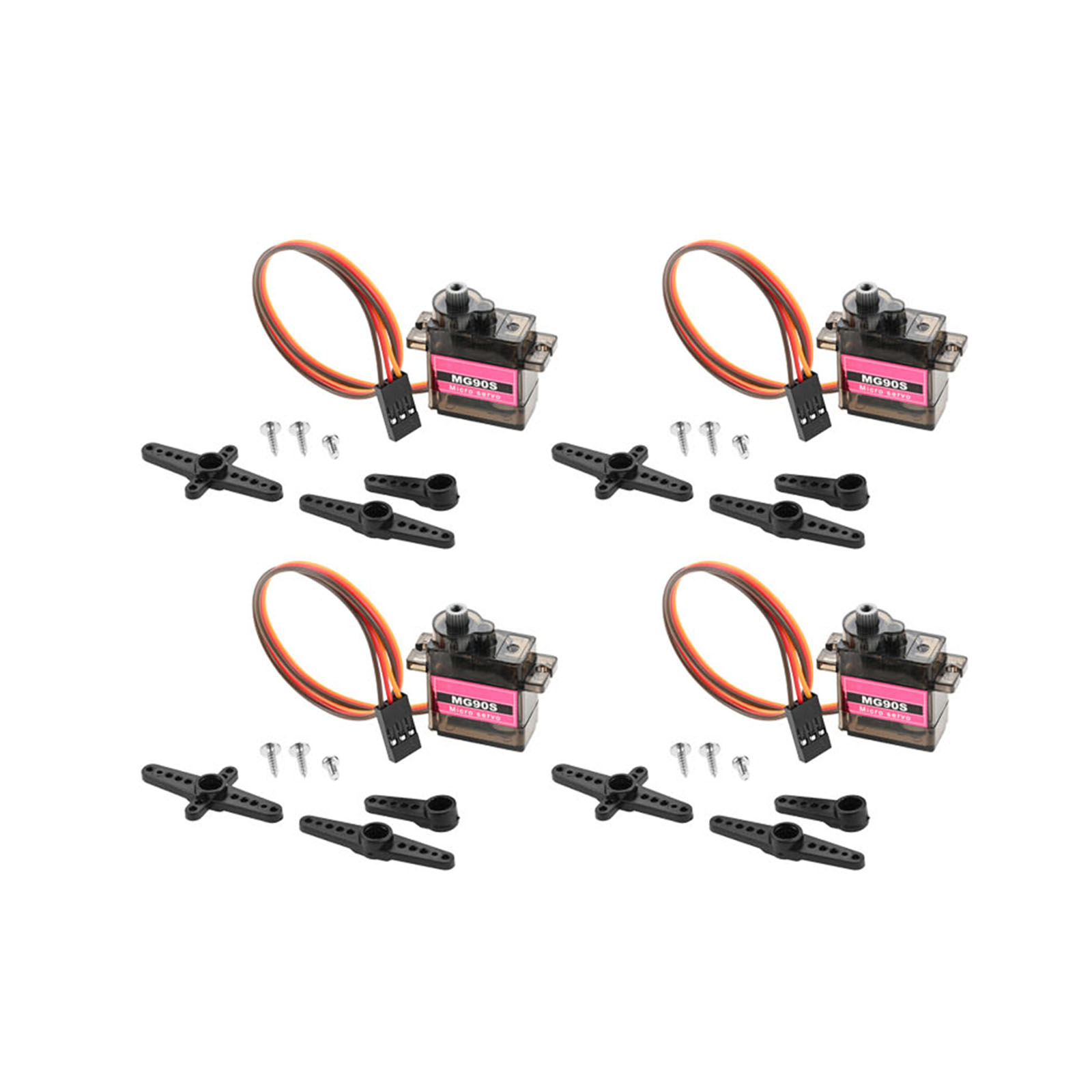 Rc Helicopter Mini - 4 szt. Mikro Serwo Metalowe Przekładnie