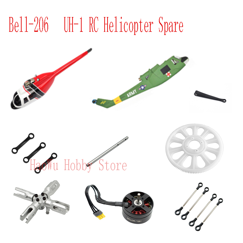 Rc Helicopter Large - Flywing bell206 UH1 Bell-206 UH-1 części
