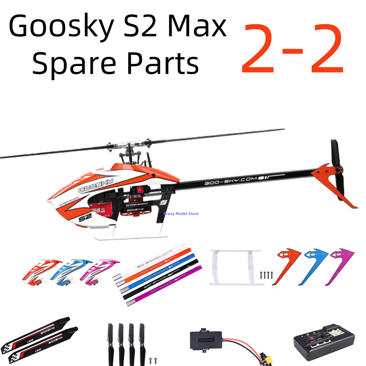 Rc Helicopter Bag - Części zamienne do helikoptera Goosky S2