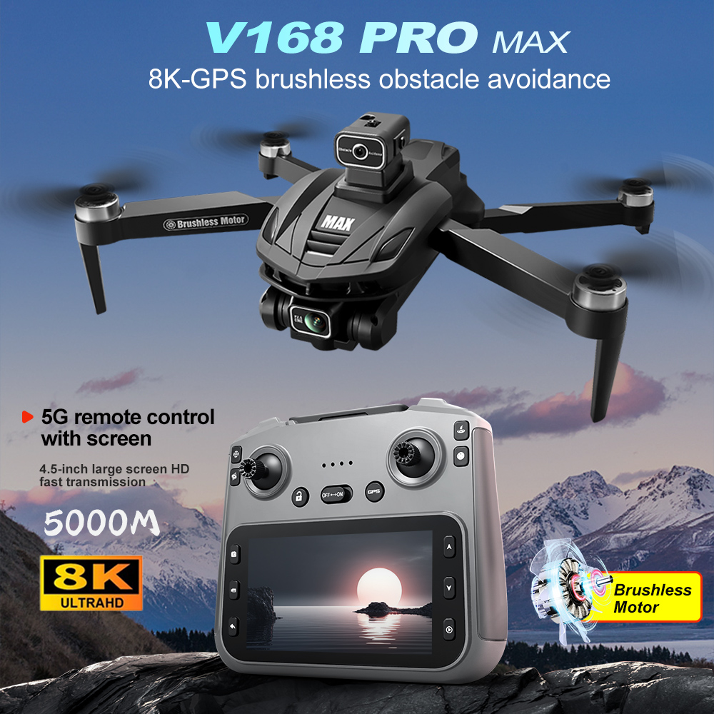 V168 PRO Max GPS Drone 8K Prof – Rc Helicopter Electric recenzja i cena