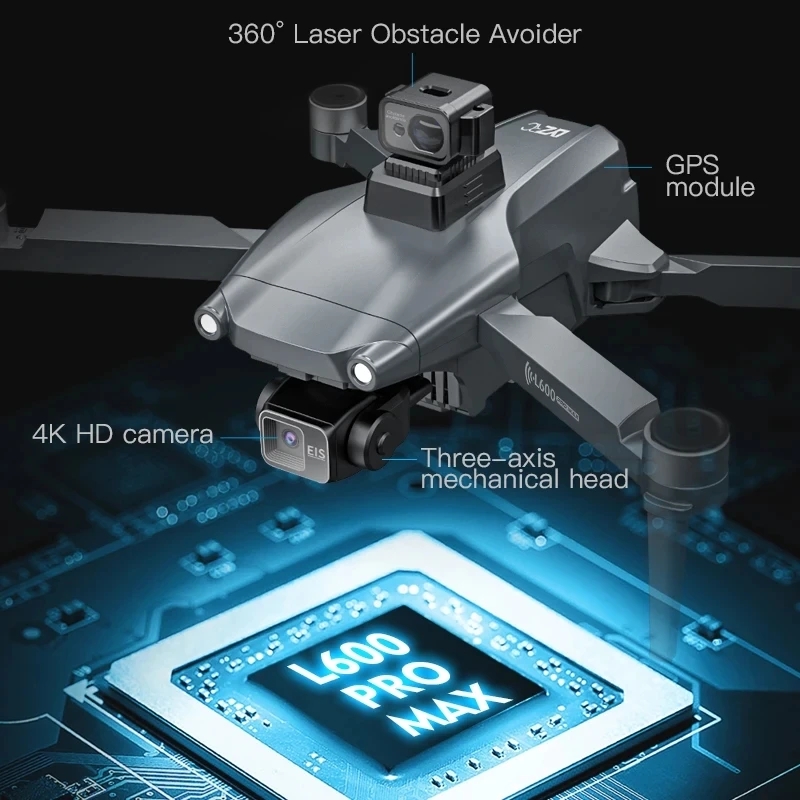 L600 PRO MAX GPS Drone Profesj – Rc Helicopter Electric recenzja i cena