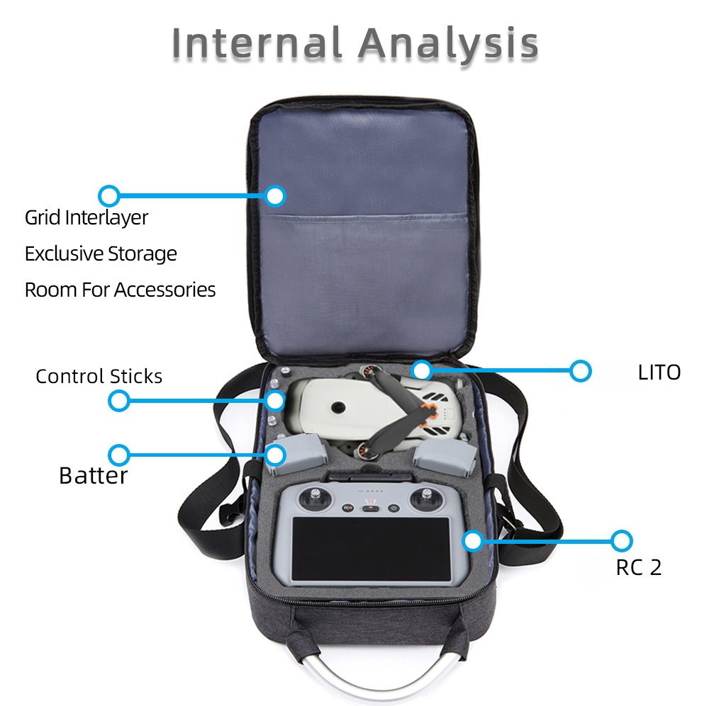 Torba ochronna na DJI Lito X1/ – Rc Helicopter Bag recenzja i cena