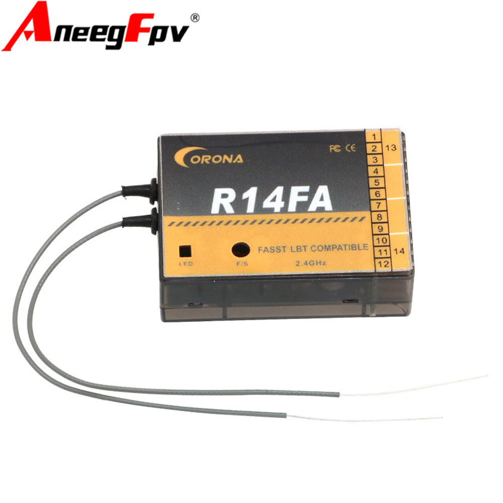 Odbiornik Corona R14FA 14-kana – Rc Helicopter Servo recenzja i cena