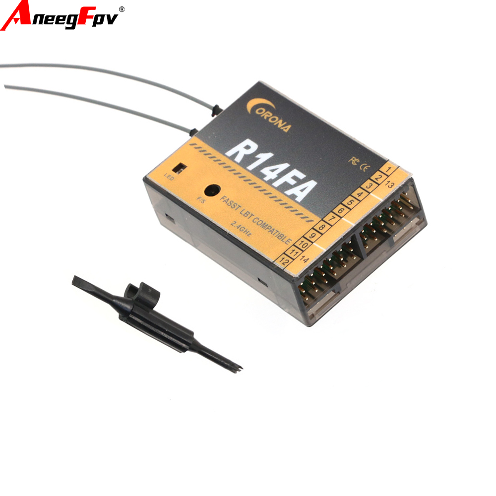 Odbiornik Corona R14FA 14-kana – Rc Helicopter Servo recenzja i cena